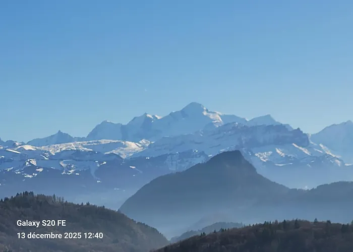 Appartement Vue Exceptionnelle Sur Les Alpes Onnion